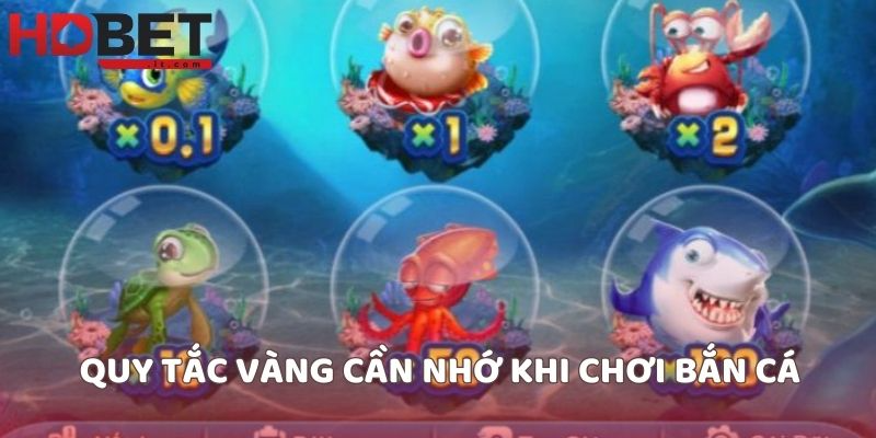 Quy tắc vàng cần nhớ khi chơi bắn cá